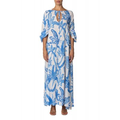 PRINTED KAFTAN DRESS