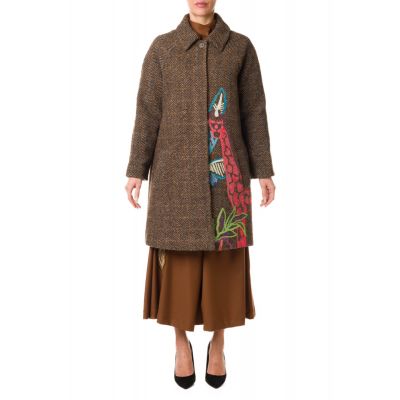 COAT WITH EMBROIDERY