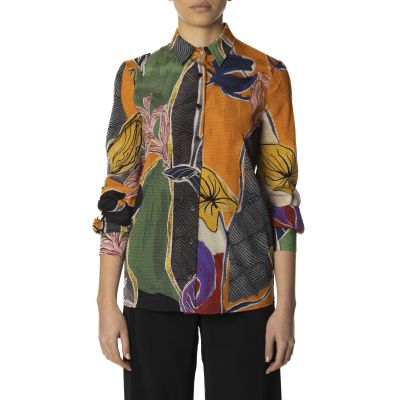 CAMICIA SLIM STAMPATA