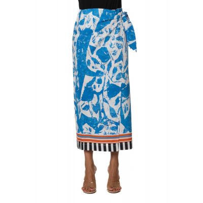 PRINTED SARONG SKIRT