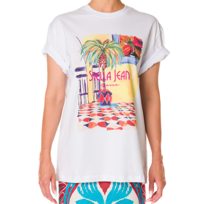 WHITE LOGO T-SHIRT