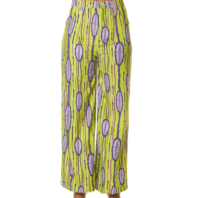 PRINTED COTTON PANTS