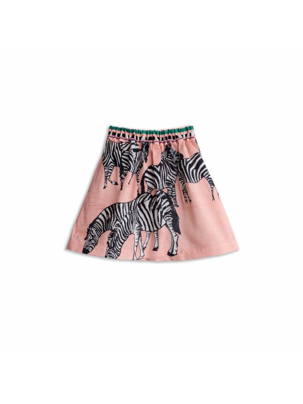 Stella Jean Official Store | PINK ZEBRA SKIRT